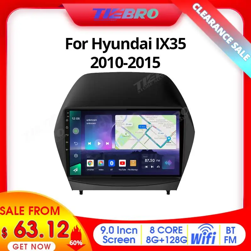 

TIEBRO Clearance Sale 60% Discount 2Din Android10 Car Radio For Hyundai IX35 2010-2015 8G+128G Stereo Receiver GPS Auto Radio