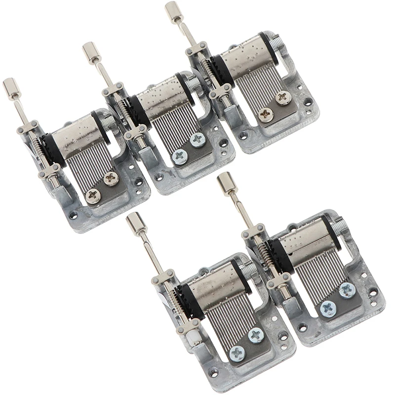 Music Box Mini Hand Cranking Movement DIY Play Set Mechanical Hand Crank