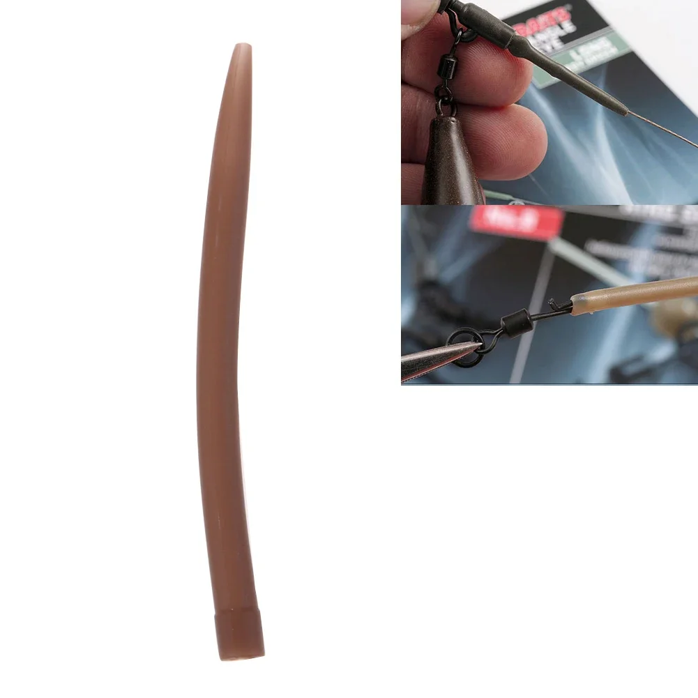 20/50/100PCS Terminal Carp Anti Tangle Sleeves Connect with Fishing Aligner Positioner Tubes Terminal Fishing Tackles