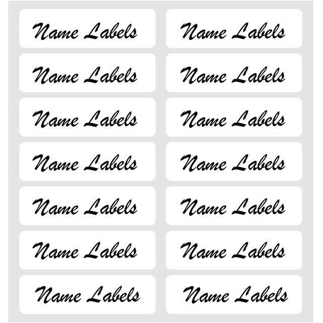 Nursing Home Iron On Clothes Labels