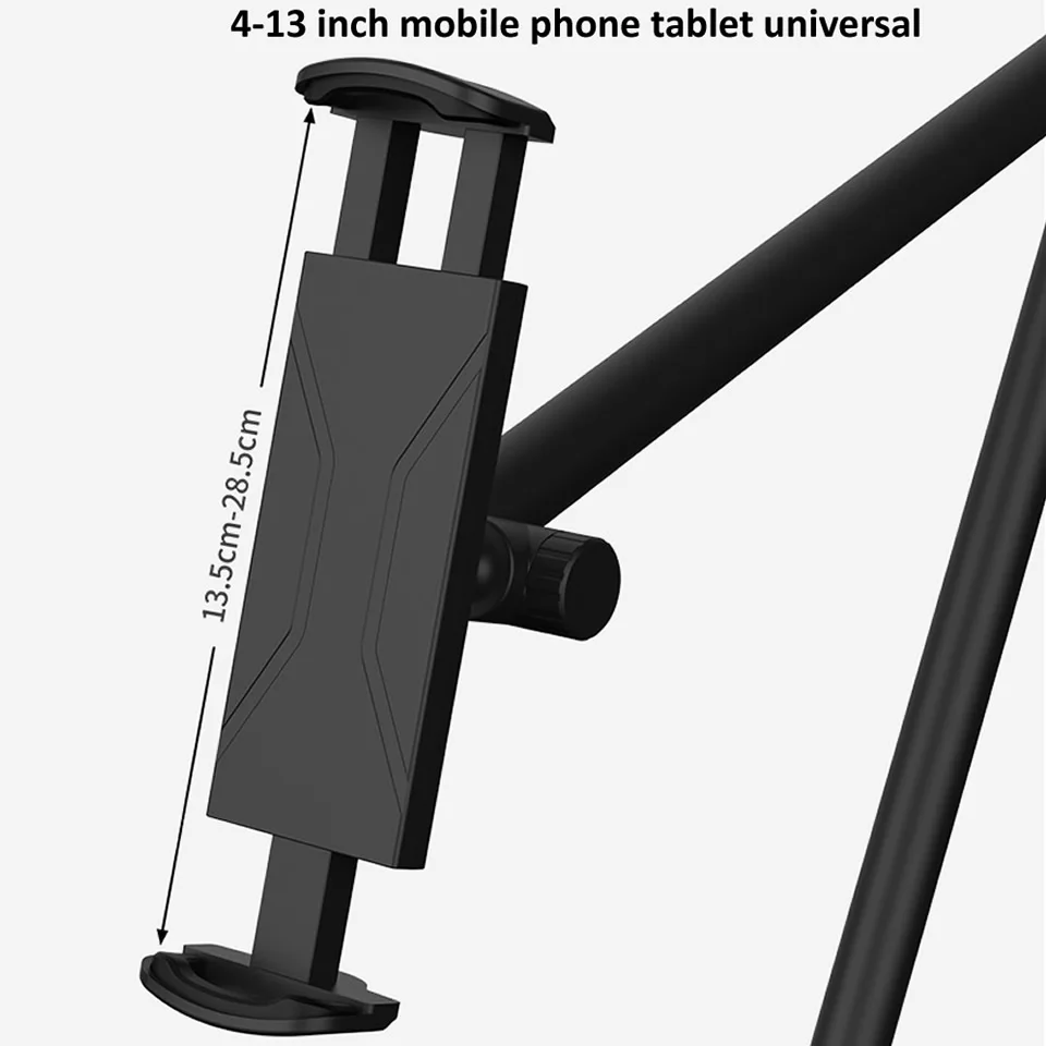 Suporte de Mesa de Metal Ajustável Braço Longo Tablet Stand Suporte Preguiçoso Suporte para Ipad 12.9 Suporte para Smartphone Cama Outmix360 - Imagem 3