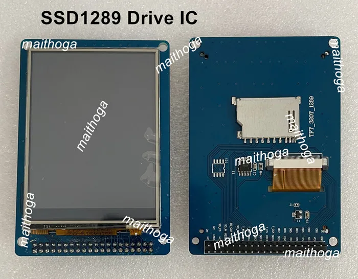 3.2 inch 40PIN TFT LCD Touch Screen with Adapter Board SSD1289 ILI9341 HX8347 ILI9325 ILI9320 Controller 240(RGB)*320