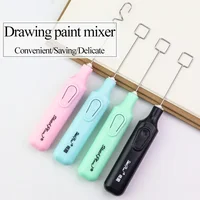 Electric Gouache Paints Mixer Agitator Pigments Stirrer Fast Stir Even Student/Artist Stirring Blending Toning Color Mixing Tool 1