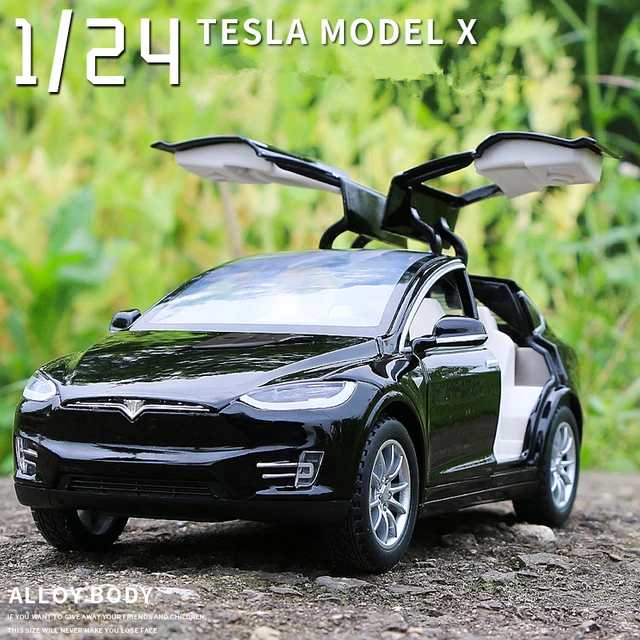 1:24 Tesla Model X Alloy Car Model Diecast Metal Simulation Toy