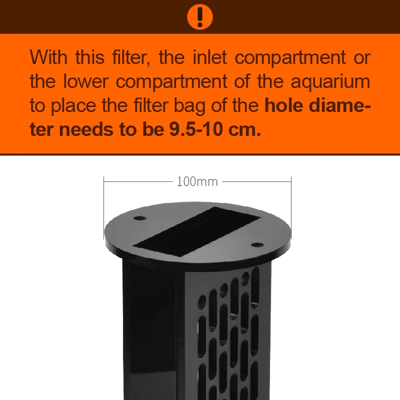 VASTOCEAN Filter Bag Version Fish Tank Filter Cloth Filter Paper Roller Automatic Wet & Dry Separation Explosion Proof Punching 5