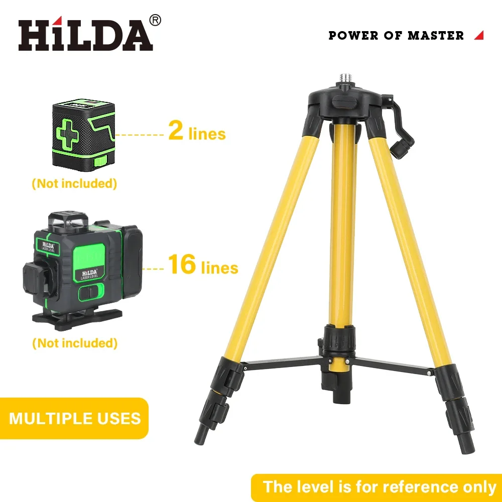 Adjustable Height Tripod Laser Level Stand Base