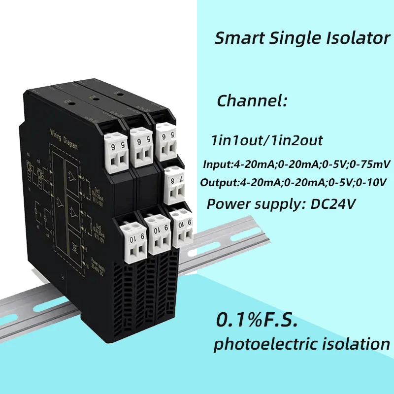 

Умный изолятор сигнала ZA-HSP 1 in 1out 1 in 2 out SIsolator с фотоэлектрической изоляцией