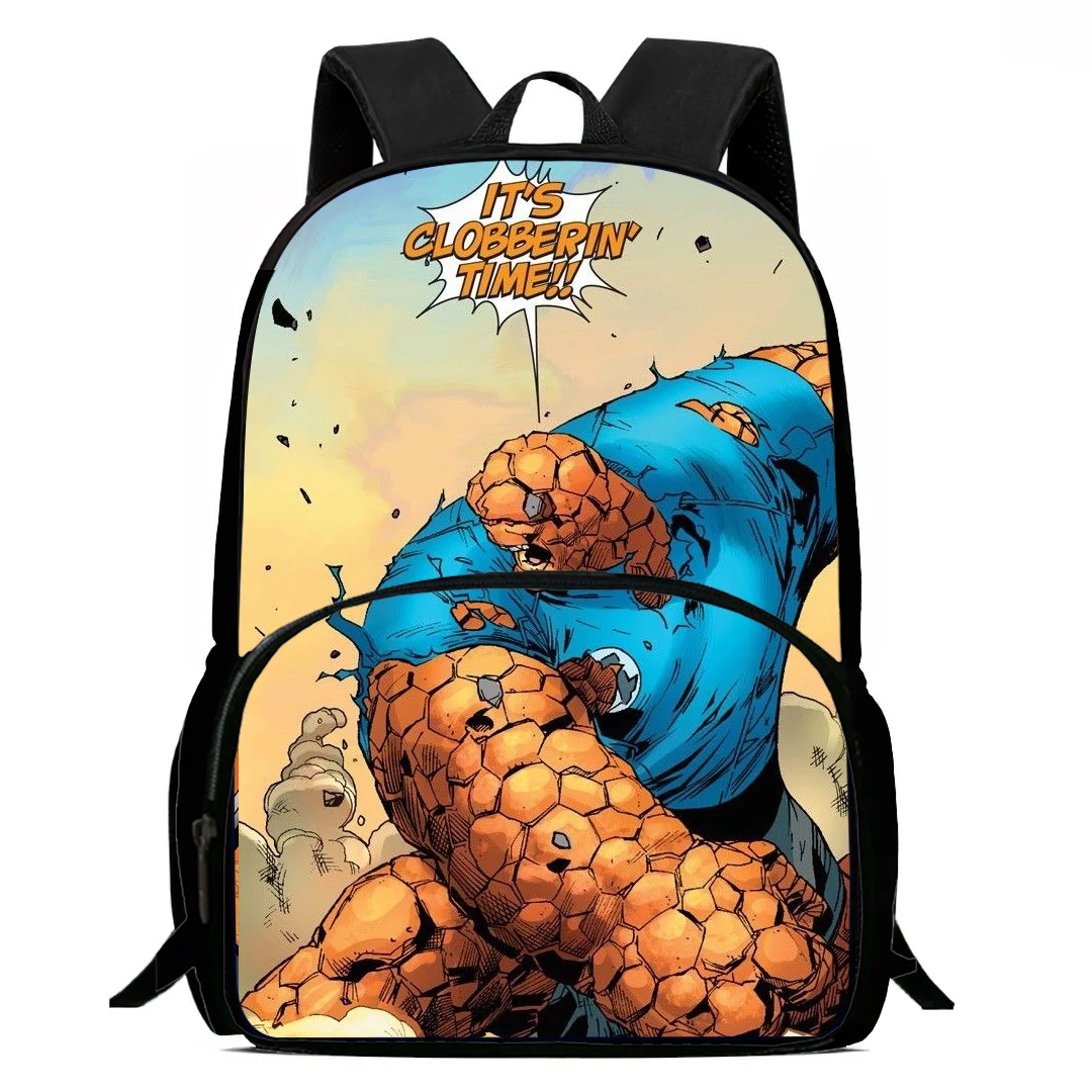 15-Inch Fantastic Four Thing Print Backpacks Large Capacity Backpack For Teenagers School Backpack For Boys&Girls 2