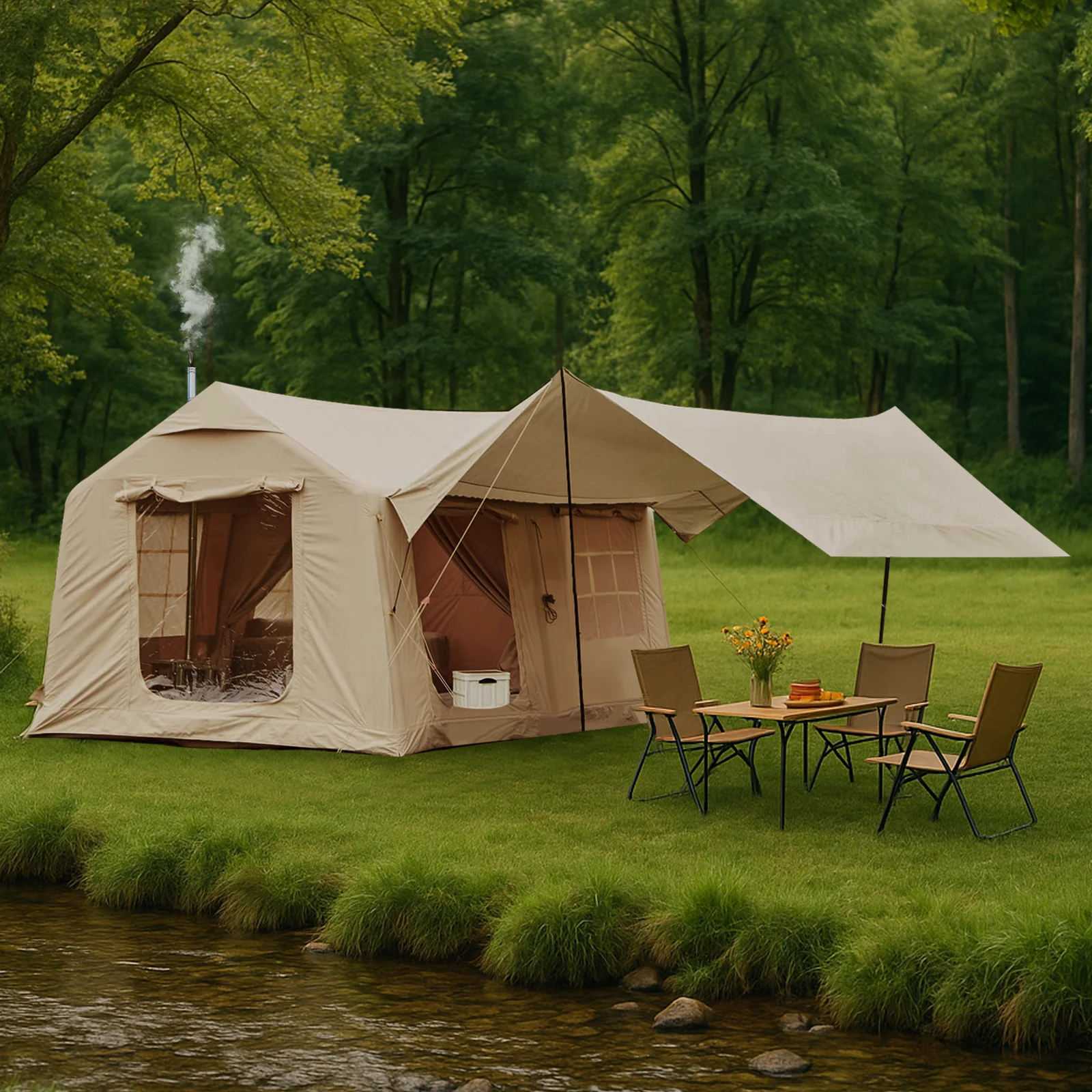 135 Square Feet inflatable tent 1