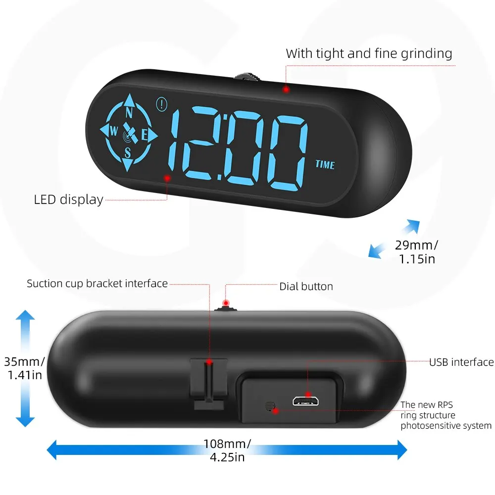 Fully Compatible with Color Changing HUD G9 GPS Head-Up Display