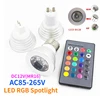 New RGB LED Spotlight 3W E27 E14 GU10 GU5.3 MR16 With 24keys Remote Control Color Dimmable Light Bulbs For Home Decoration 2