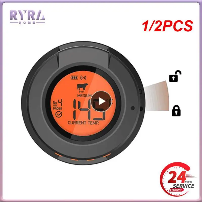 

1/2PCS Thermometer Digital Sensor For High 500 Degrees Oven Grill Barbecue Meat Meat BBQ Cooking Kitchen Accessories