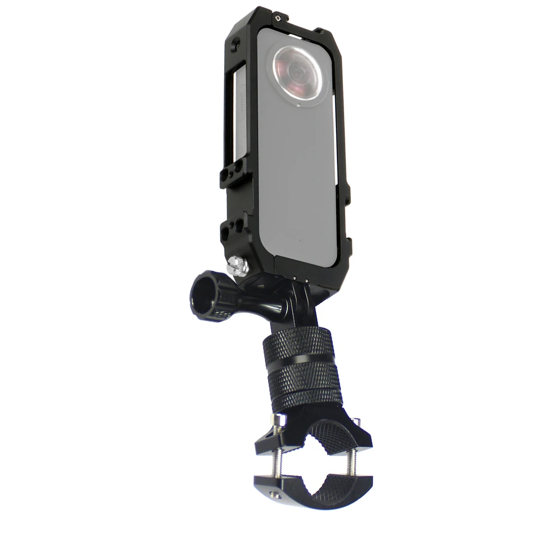 Aluminium-Panorama-Kamera käfig für insta360 one x2 Rig Schutz rahmen rand Magnet abdeckung Gehäuse halterung mit kalter Schuh halterung – Detail 26
