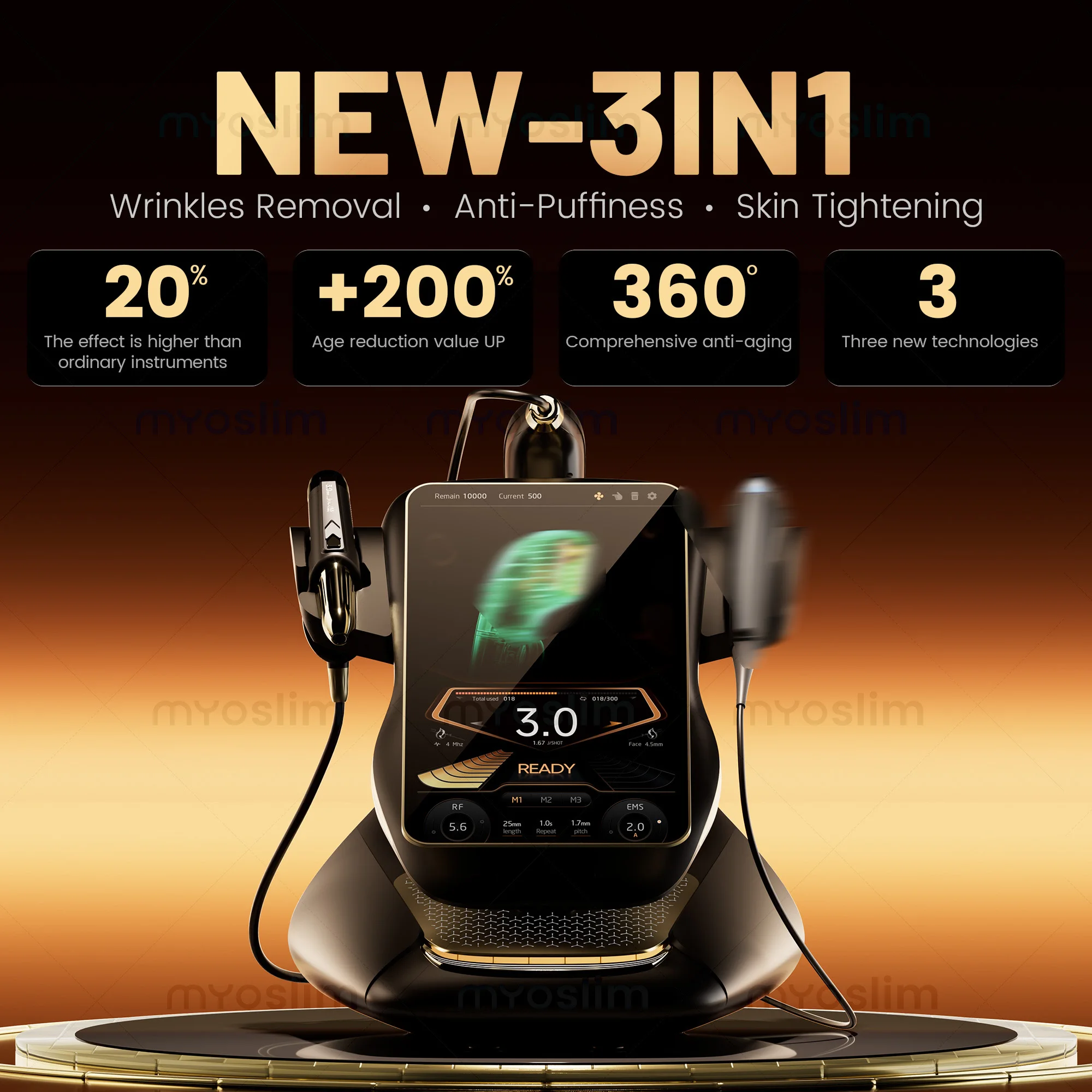 Professional beauty Equipment Machine 25D 360MAX for Face Lifting Slimming and Fat Reduction Latest Model for beauty salon