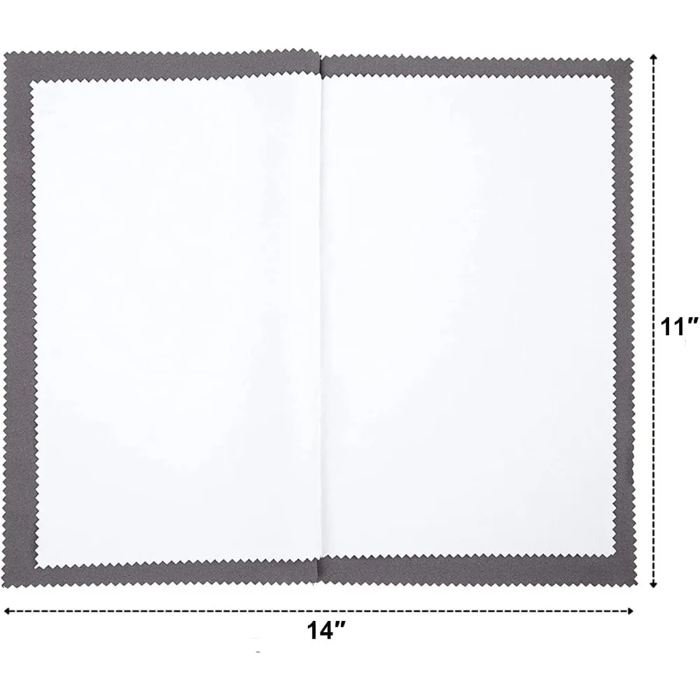 Large Silver Polishing Cloth for Cleaning Gold, Silver, and Platinum Jewelry and Coins, 11x14 Inches