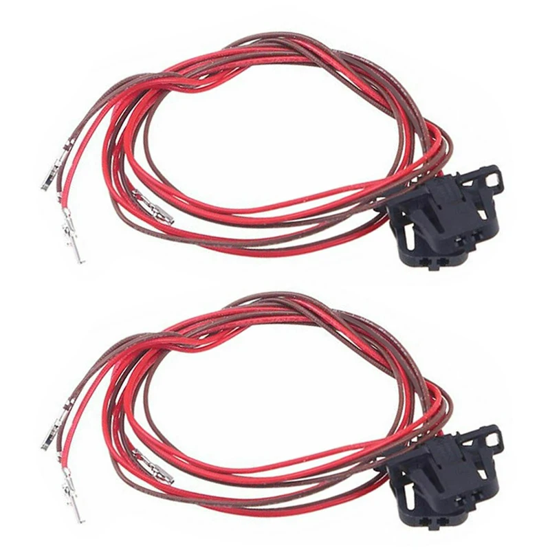 3AD947411 1K0947411A 4Pcs 자동차 LED 도어 경고등 하네스 커넥터 와이어 케이블 VW Passat Jetta Skoda Seat 3B0972702에 적합