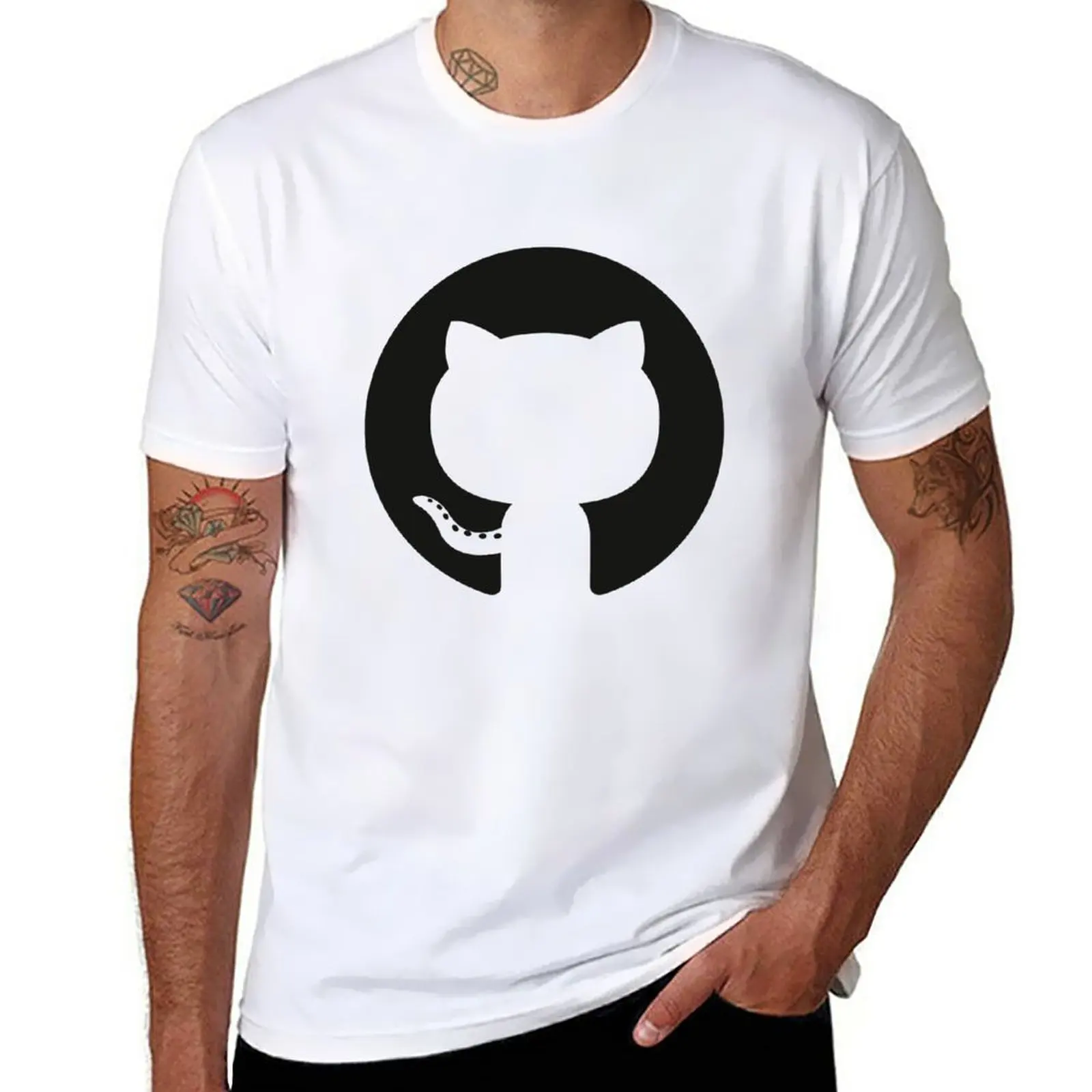 

New github T-Shirt Oversized t-shirt funny t shirts graphic t shirts mens clothing