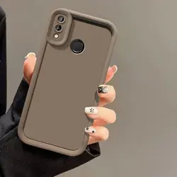 Premium Anti-Drop Soft Cover with Camera Protection for Huawei P Smart 2019 (Tyjt brown)