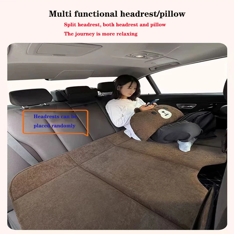 Car Camping Mattress Portable Camping Bed Car Rear Seat Travel Mattress for Sleeping Automotive Interior Accessories