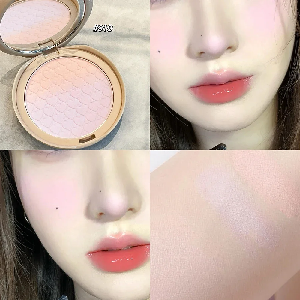 Rose Matte Blush Makeup Love Palette 5 Colors Face Rouge Cheek Tint Long Lasting Natural Gradual Change Powder Blusher powder blusher blush powder blush plate rose blush facial blusher