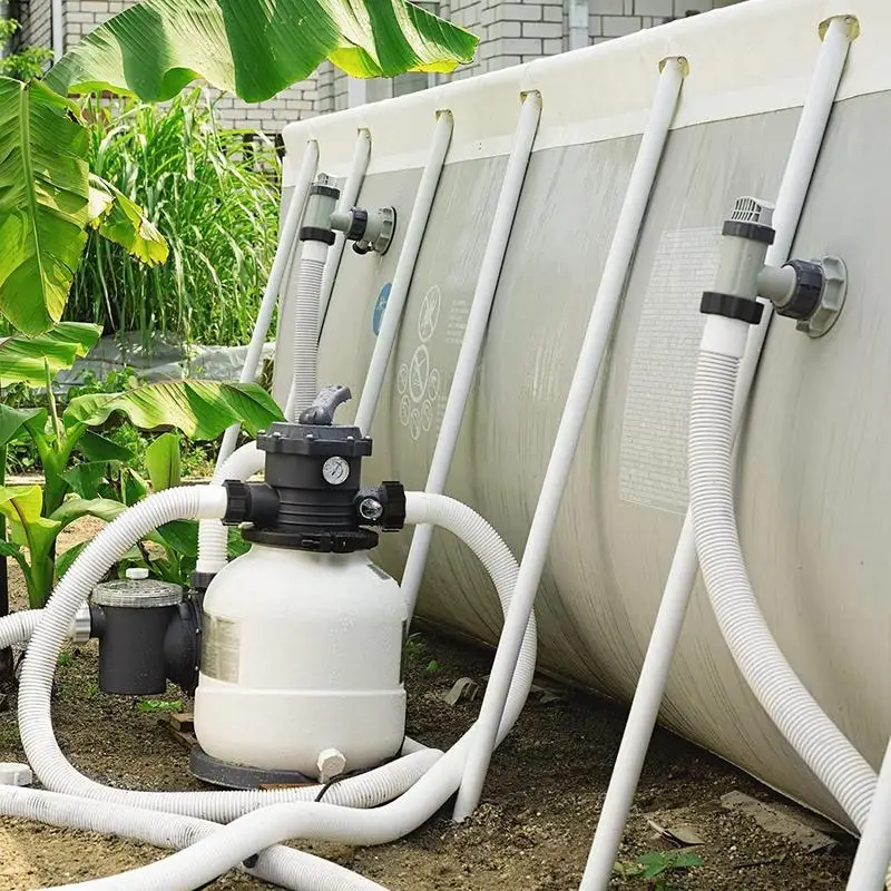 Pool Filter Hose Replacement 1.5 Inch Diameter Pool Pump Replacement Hose 59 Inch Long Interconnecting Tubes Sand Filters