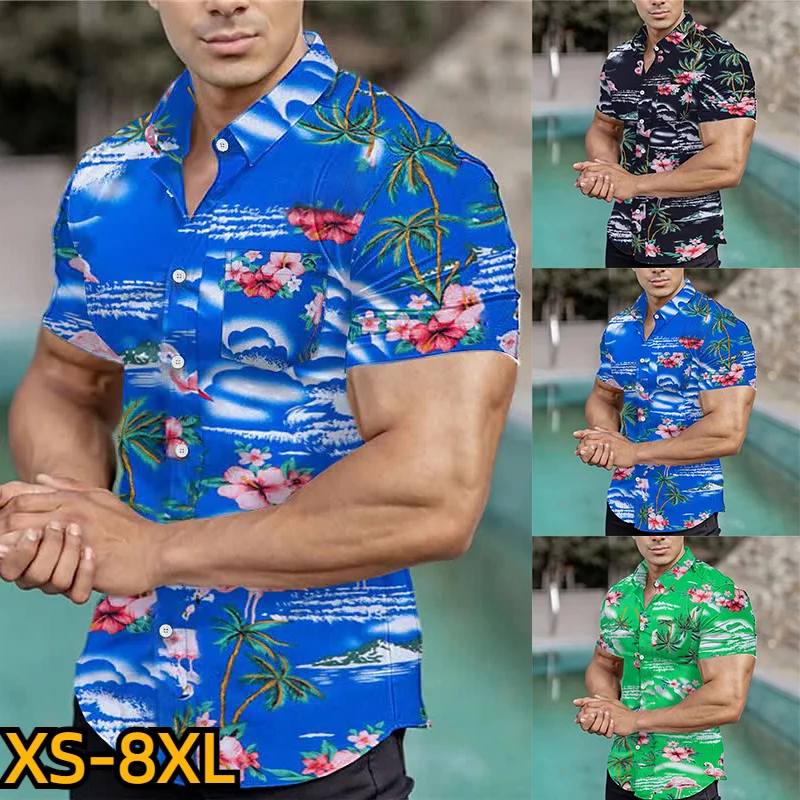 

2023 New 3d Color Printing Short-sleeved T-shirt Luxury Men's Polo Shirt Men's Lapel Button Polo Shirt Casual Design Golf Suit