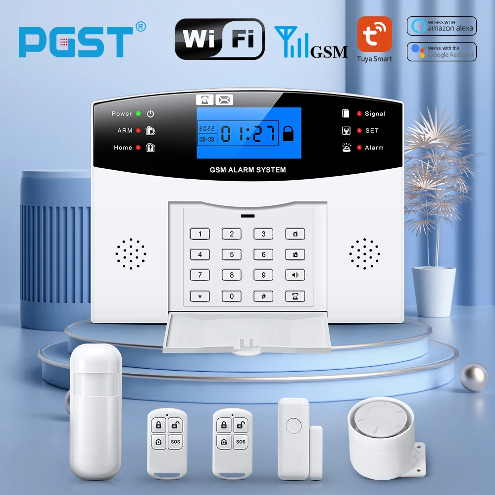 PGST Sistema de alarma, para casa inalámbrico y cámara de