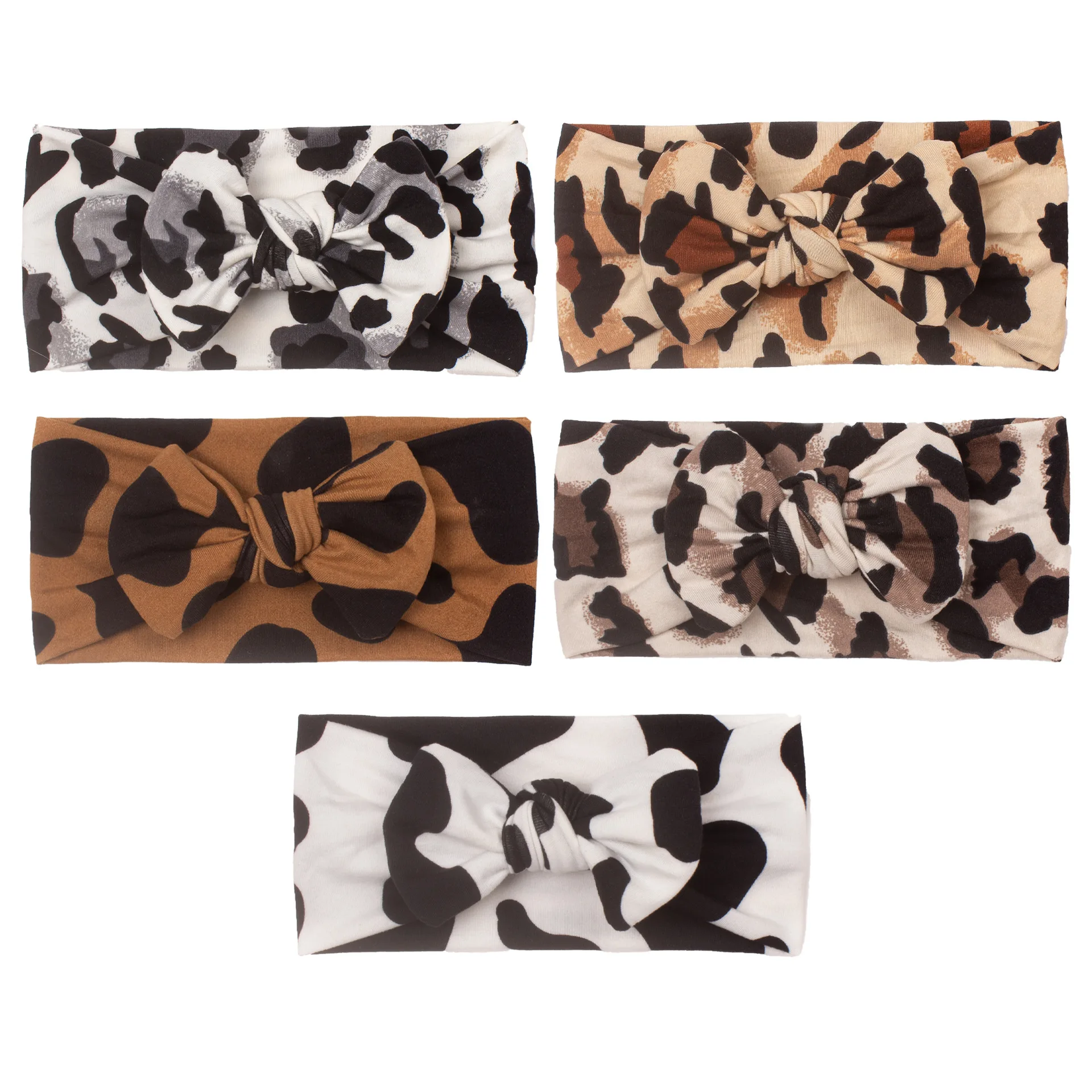 Leopard Baby Bow Headband 2