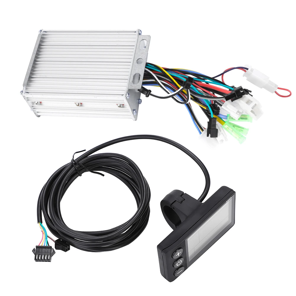 24V 36V 48V 60V 450W 500W 1000W Electric Bike Scooter Controller LCD Display Panel E-bike Brushless Controller Kit E-bike Parts