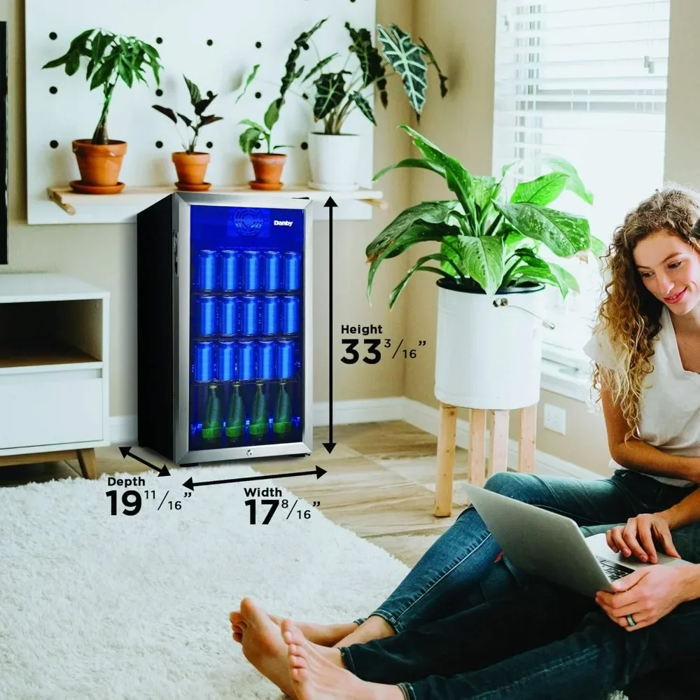 3.1 Cu.Ft. Freestanding Drinks Refrigerator for Basement