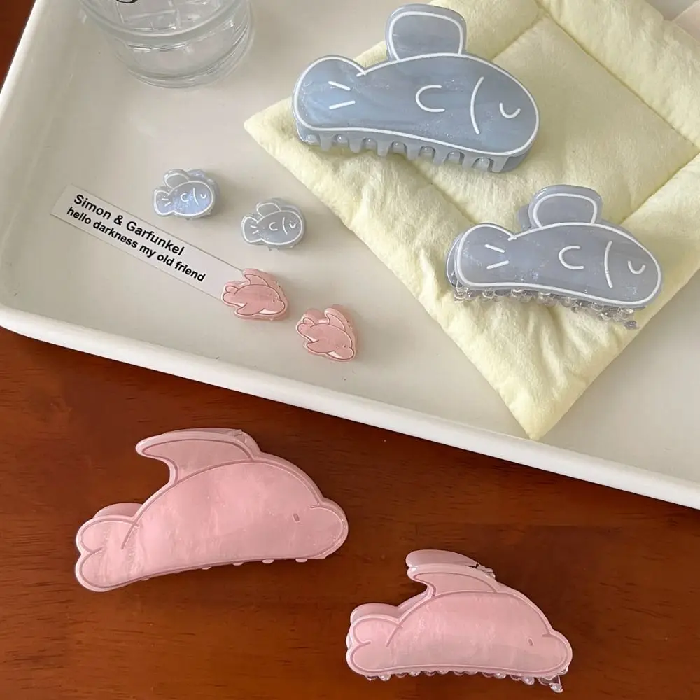 

Fish Dolphin Hair Claw Funny Shiny Ocean Animal Korean Style Cartoon Wash Face