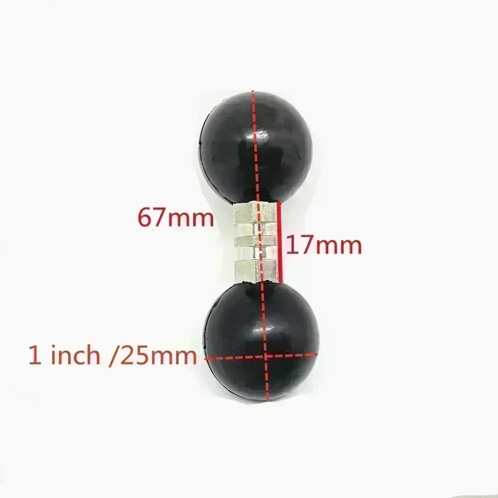 Jadkinsta Ball Head Black Phone GPS Holder Mount Motorcycle Base with 10mm Hole autocycle Stand for Gopro Xiaomi for iPhone 6