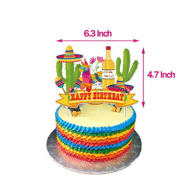 Mexican Themed Fiesta Party Supplies Decorations Set Plates Napkins  Balloons Tablecloth Banner for School Dance Cinco De Mayo - AliExpress