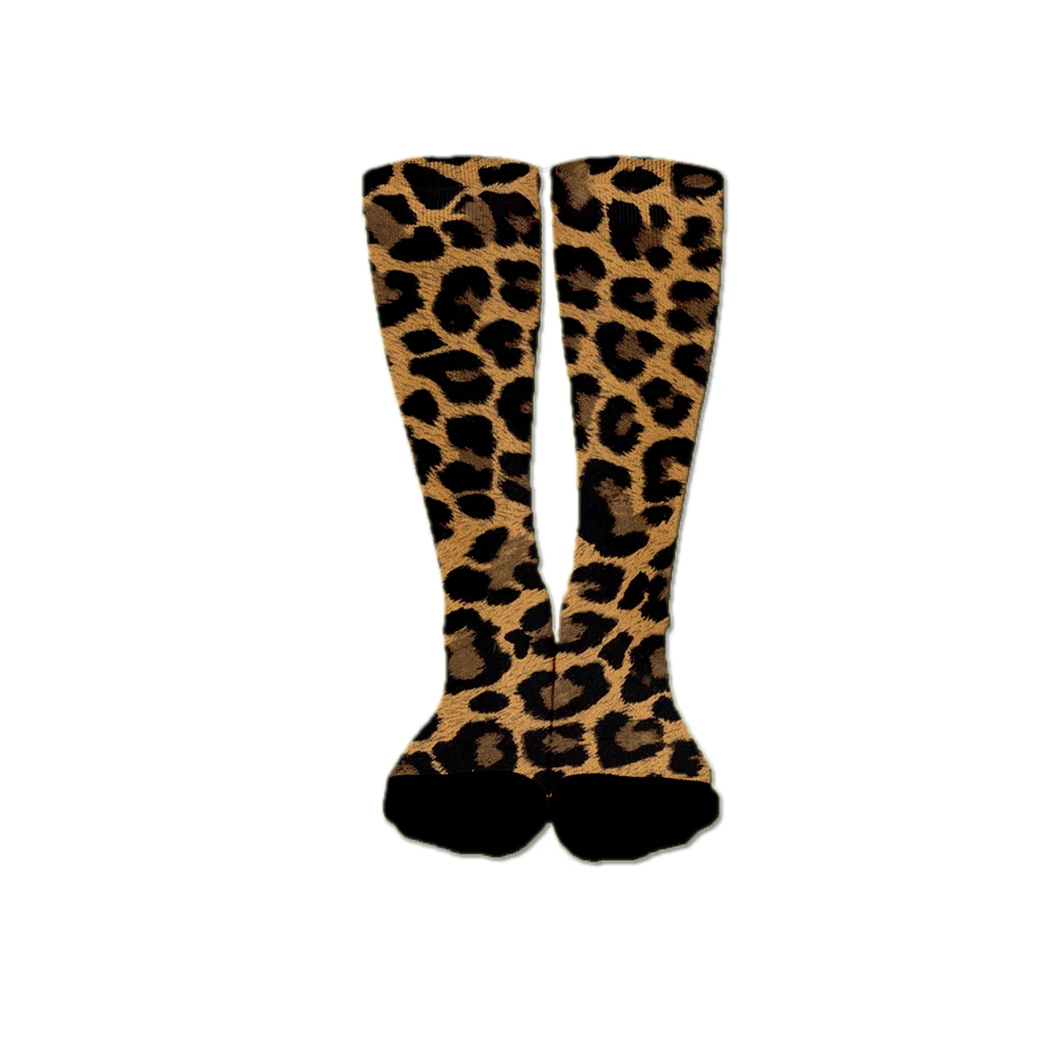 

Novelty Compression Leopard 3D Print Men Long Socks Unisex Soft Cotton Stockings Casual High Sokken Socks Female Socks 1 Pair