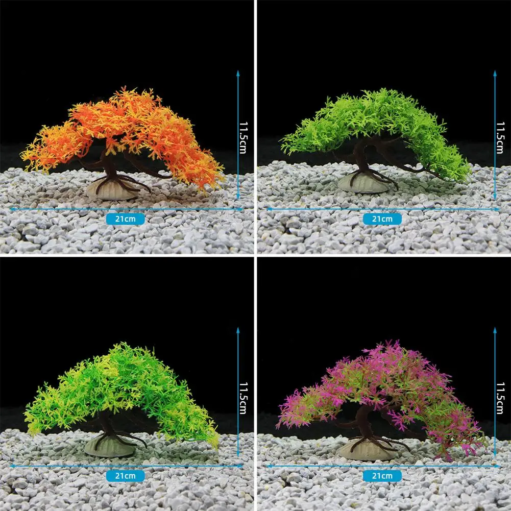 Simulation tree useful harmless artificial aquatic plant artificial aquarium plant fish tank decoration tank supply
