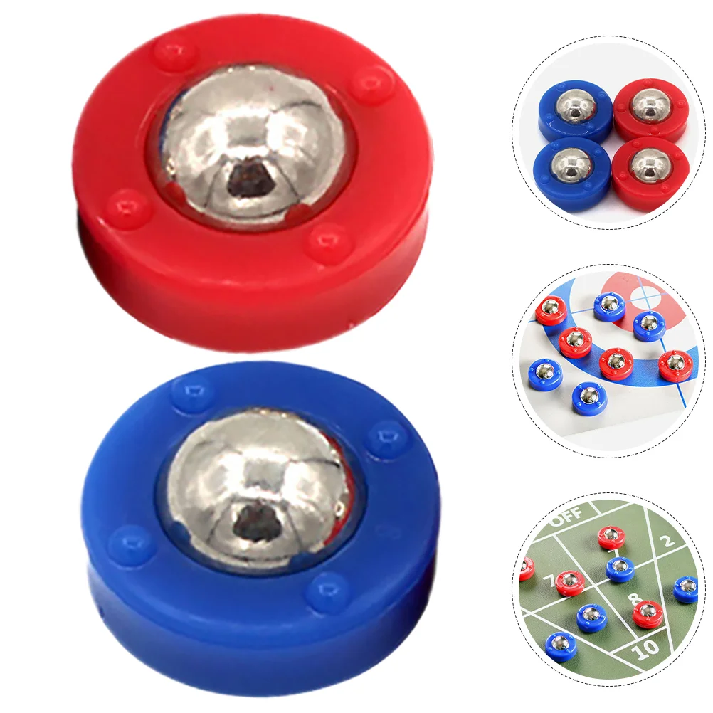 40 Pcs Table Accessories Gazebo Shuffleboard Pucks Toy Roller Plastic Parts