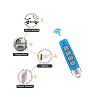 433MHz Auto Copy Wireless Remote Control Clone Cloning Code Duplicator for Garage Door Electric Gate Opener 4Keys RF Transmitter 4