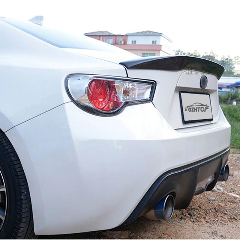 

Car-styling Carbon fiber Material KS Style GT 86 BRZ Rear Trunk wing spoiler For Subaru BRZ Toyota 86 GT86