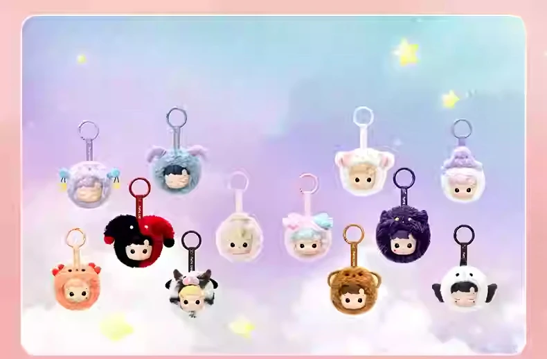 Hacipupu-ビニールぬいぐるみ,ブラインドボックス,星座シリーズの