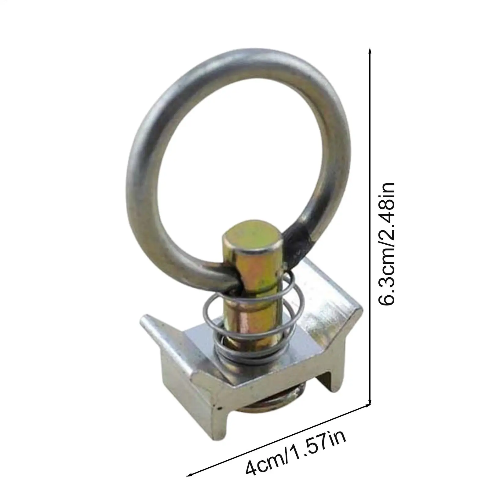 Aluminum Tie-Down Track Rail for Secure Cargo Fixing in Enclosed Trailers