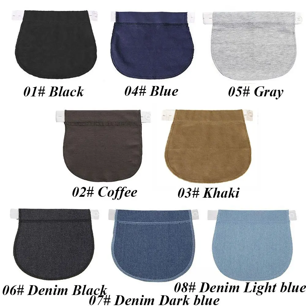 Women Adjustable Elastic Maternity Pregnancy Waistband Belt Waist Extender Clothing Pants For Pregnant Sewing Accessories 1Pc maternity waist extender