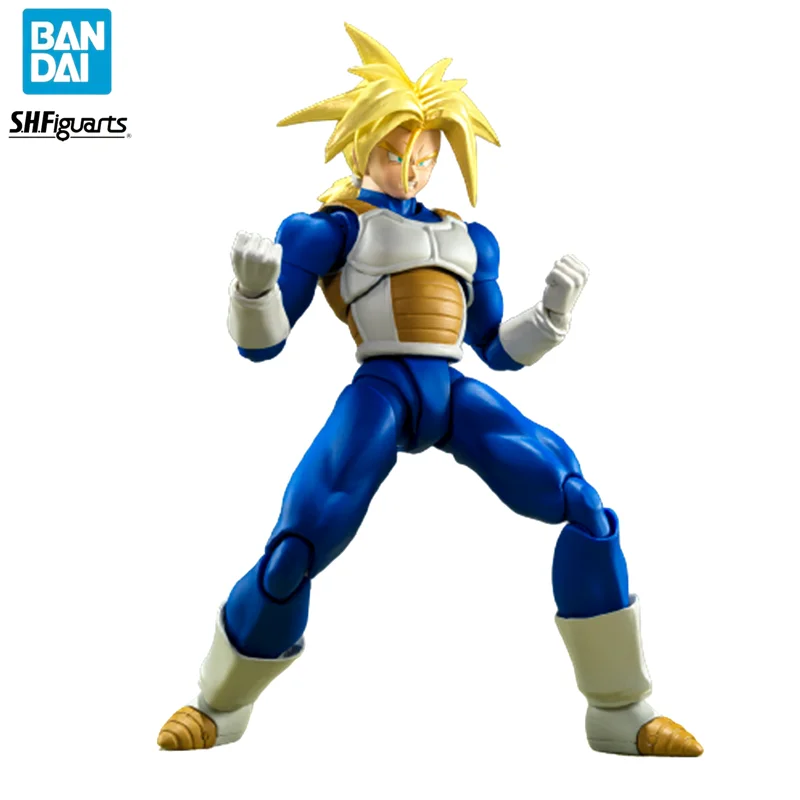 

Original Bandai S.H.Figuarts Trunks Torankusu Super Saiyan Anime Figure Toy Genuine Dragon Ball Z SHF Figurine Pvc Model