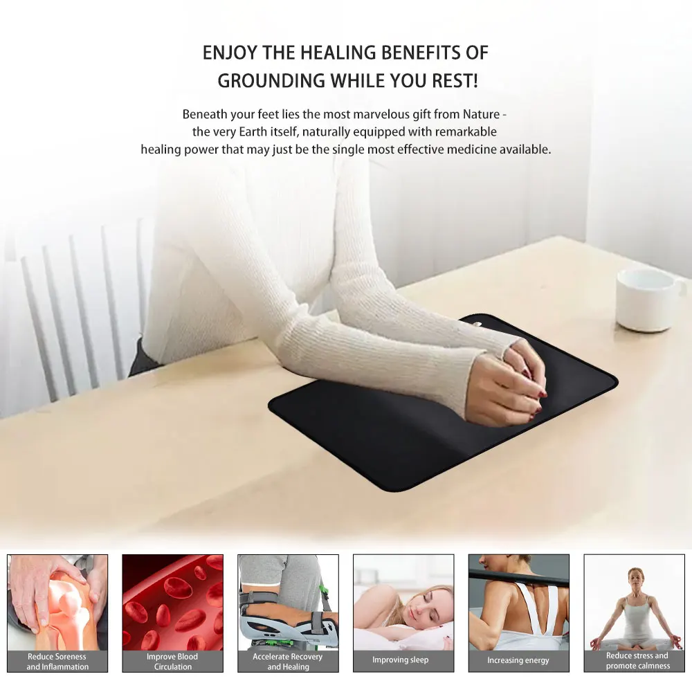 Chair Grounding Mat&Earthing Mouse Pad 5