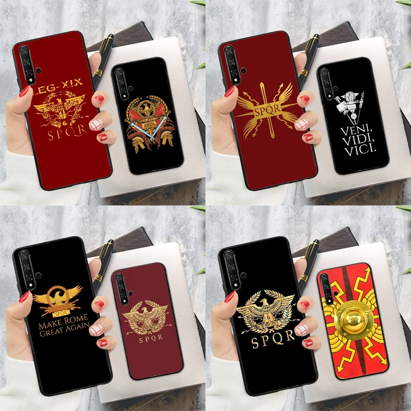 Roman Empire Legionary Shield Emblem Back Cover For Huawei P30 Pro P20 P40 Lite Nova 9 5T P Smart 2019 2021 Honor 50 Case |