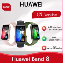 HUAWEI Original Band 8 Smart Band All-day Blood Oxygen 1.47'' AMOLED Screen Heart Rate Smartband 2 Weeks Battery Life Waterproof