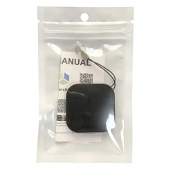 Compact Bluetooth Anti - Lost Tracker - Smart GPS Locator for Keys, Wallet, Pets & More (Black)