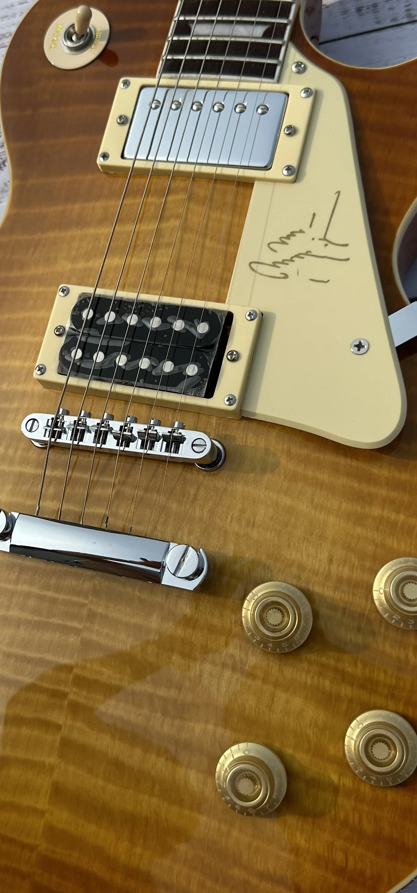 Electric Guitar Standard electric guitar front smoked color mini pickup signature guard