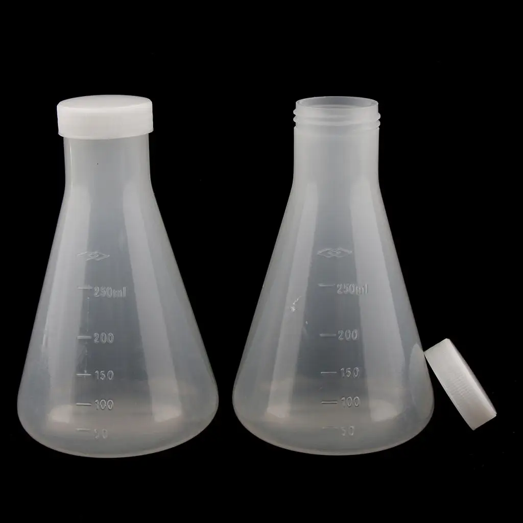 

School Conical 250mL , Shatter Resistant, 2 Pack