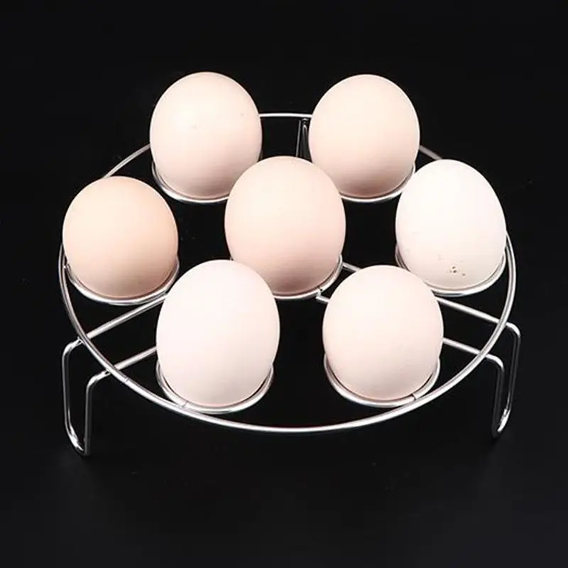 304Stainless Steel Egg Steamer Rack Steaming Stand for Kitchen Cooker Cooking Ware Multi-function Anti-scalding Rack