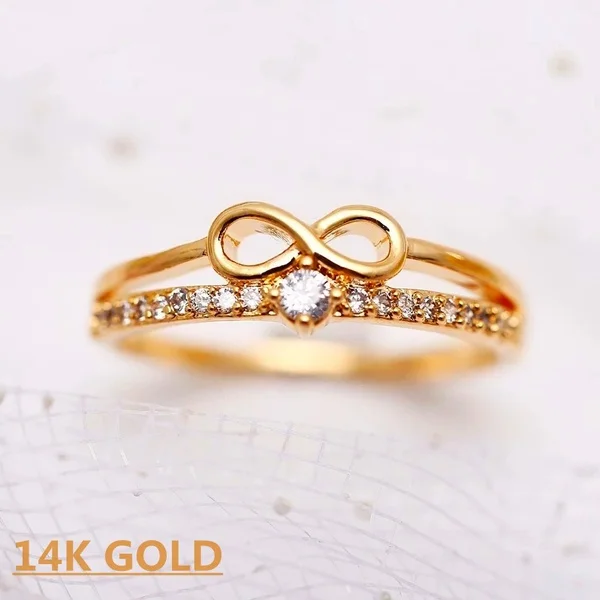 Finger Ring Infinite Love Rings for Women Engagement Wedding Fashion Promise Rings Wedding Band Anniversary Gift Party Jewelry